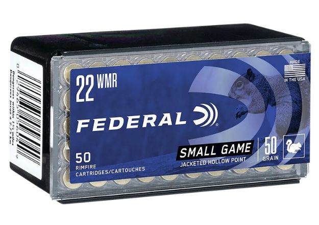 Picture of Federal 757 Small Game & Target  22WMR 50gr Jacketed Hollow Point 50 Per Box/60 Case