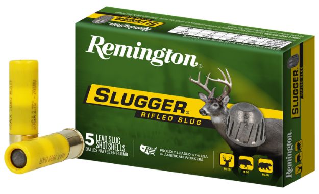 Picture of Remington Ammunition 20616 Slugger  20 Gauge 2.75" 7/8 oz Rifled Slug Shot 5 Per Box/ 50 Cs