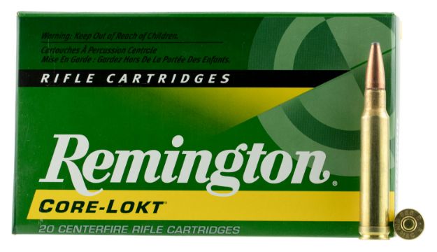 Picture of Remington Ammunition 22191 Core-Lokt  338WinMag 250gr Core-Lokt Pointed Soft Point 20 Per Box/10 Case