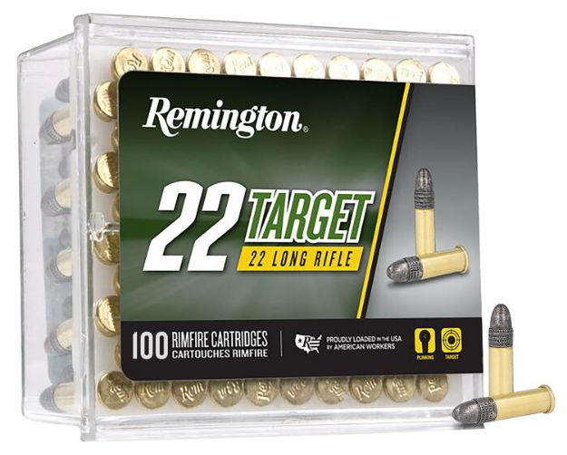 Picture of Remington Ammunition 21022 Target Rimfire 22LR 40gr Round Nose 50 Per Box/100 Case