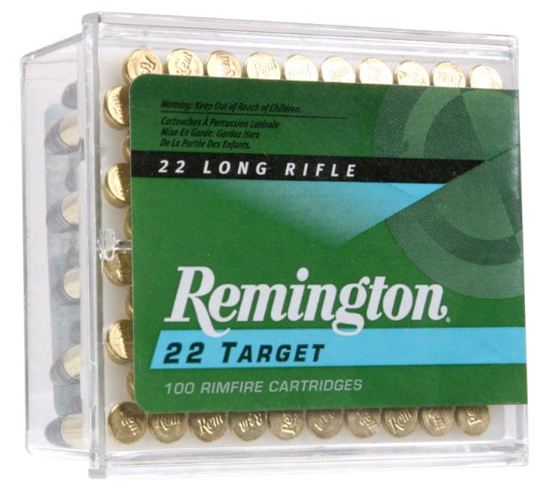 Picture of Remington Ammunition 21284 22 Target  22LR 40gr Round Nose 100 Per Box/50 Case