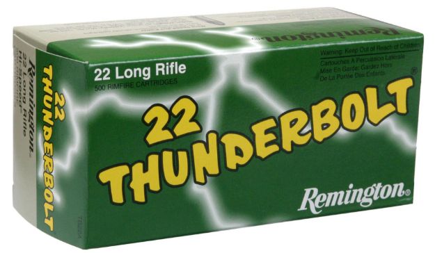 Picture of Remington Ammunition 21238 Thunderbolt Rimfire 22LR 40gr Round Nose 50 Per Box/100 Case