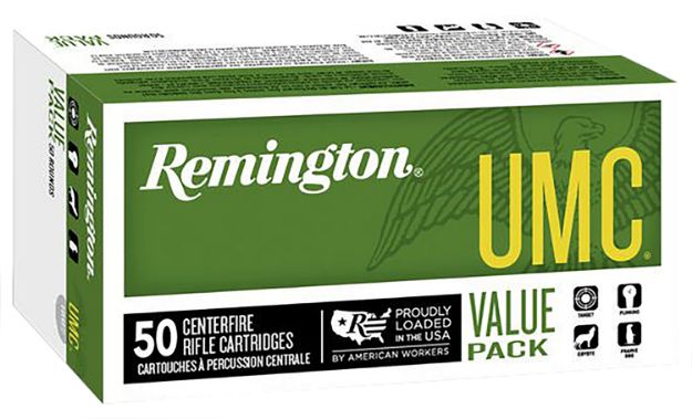 Picture of Remington Ammunition 23712 UMC Value Pack 30Carbine 110gr Full Metal Jacket 50 Per Box/10 Case