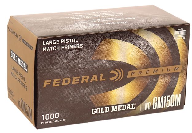 Picture of Federal GM150M Gold Medal Premium Multi Caliber Handgun 1000 Per Box/5 Case