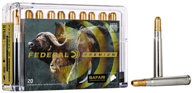 Picture of Federal P375T2 Premium Safari Cape-Shok 375H&HMag 300gr Trophy Bonded Sledgehammer Solid 20 Per Box/10 Case