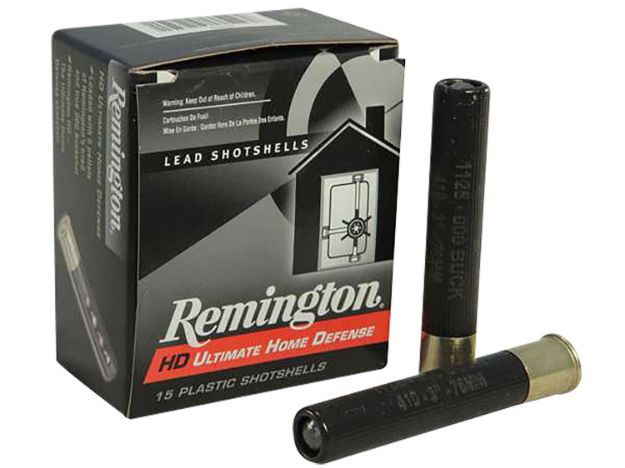 Picture of Remington Ammunition 20707 Ultimate Defense Buckshot 410Gauge 3" 000Buck Shot 15 Per Box/10 Case