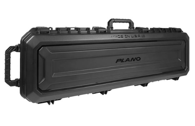 Picture of Plano PLA118521 All Weather Double Gun Case Black Polymer Foam Padding