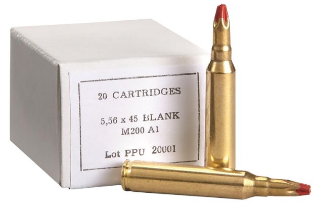 Picture of PPU PPB556A1 Blank Ammo  5.56x45mmNATO 20 Per Box/100 Case