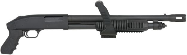 Picture of Mossberg 50692 590 Chainsaw 12 Gauge 5+1 3" 18.50" Stand-Off Barrel, Matte Blued Metal Finish, Synthetic Pistol Grip Stock, Railed Forend, Removeable Top Handle