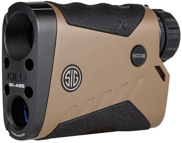 Picture of Sig Sauer Electro-Optics SOK8K701 KILO8K ABS Monocular Laser Rangefinder Flat Dark Earth Rubber Armor 7x25mm 8000 yds Max Distance 304x256 Active Matrix OLED Display