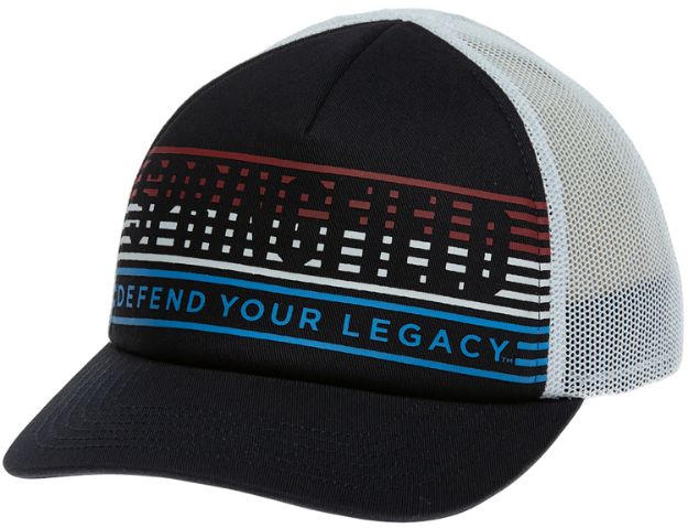 Picture of Springfield Armory GEP2380 Retro 80's/90's Trucker Hat Navy/White Adjustable Snapback OSFA Structured