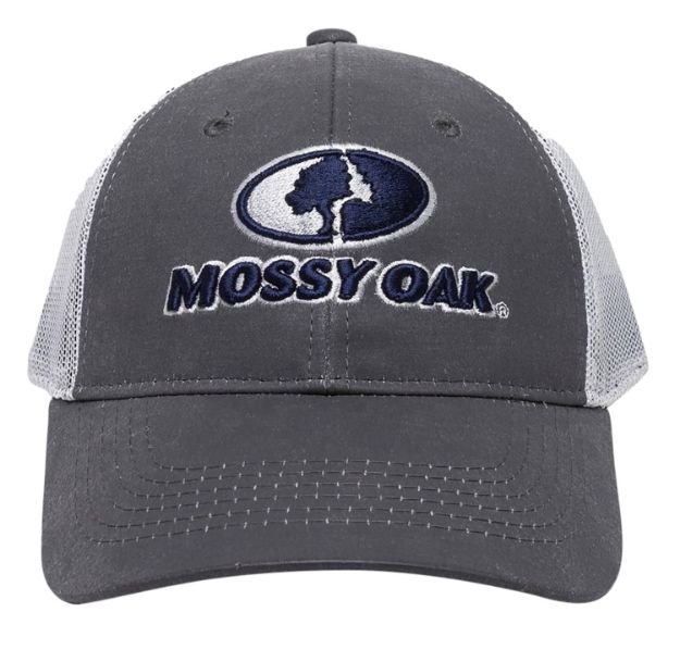 Picture of Outdoor Cap MOFS46B Mossy Oak  Charcoal/White Adjustable Snapback OSFA Heavy Structured