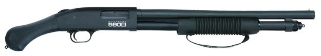 Picture of Mossberg 51600 590S Shockwave 12 Gauge 10+1 18.50" Matte Blued Black Fixed Raptor Birdshead Grip