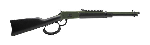 Picture of Rossi 9235716B3TB R92  Carbine 357 Mag 8+1 16.50" Moss Green Cerakote Steel Barrel &  Receiver, Black Fixed Stock, Right Hand