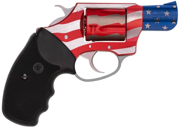 Picture of Charter Arms 23872 Undercover The Old Glory Small 38 Special, 5 Shot 2" American Flag Stainless Steel Barrel & Cylinder, American Flag Aluminum Frame w/Black Finger Grooved Rubber Grip, Exposed Hammer