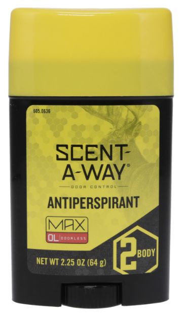 Picture of Scent-A-Way 07739 Max Antiperspirant Odor Eliminator Odorless Scent 2.25 oz Stick