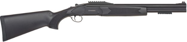 Picture of Mossberg 75484 Silver Reserve Eventide Full Size 12 Gauge Break Open 3" 2rd 18.50" Matte Blued Over/Under Vent Rib Barrel, Matte Blue w/Logo Steel Receiver, Black Synthetic Stock