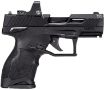 Picture of Taurus 1TX2213110RI TX22C w/Optic Compact Frame 22 LR 10+1 SAO 3.60" Matte Black Steel Threaded Barrel, Black Anodized Optic Ready/Serrated Slide, Black Polymer Frame w/Picatinny Rail, Riton Red Dot