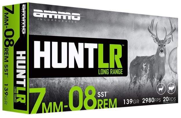 Picture of Ammo Inc 7MM08139SSTA20 Hunt Long Range 7mm-08Rem 139gr Super Shock Tip 20 Per Box/10 Case