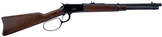 Picture of Heritage Mfg H92044161 92 Ranch Hand 44 Mag 8rd 16.50" Black Polished Steel Barrel, Black Polished Alloy Steel Receiver, Fixed Hardwood Stock