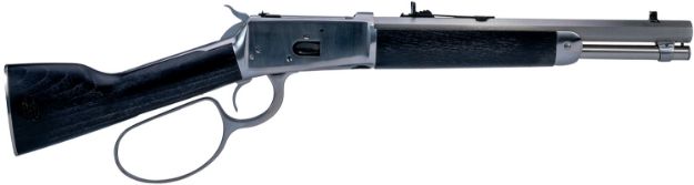 Picture of Heritage Mfg RH9235712F9 92 Ranch Hand 38 Special +P/357 Mag 6rd 12" Stainless Octagon Barrel & Receiver Stainless, Fixed Black Wood Stock