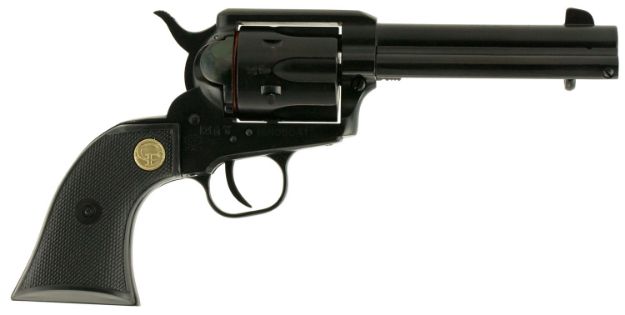 Picture of Chiappa Firearms CF340250D SAA 1873  Medium Frame 22 LR/22 WMR 6 Shot, 4.75" Blued Steel Barrel, Cylinder & Frame, Black Plastic Grip, Exposed Hammer