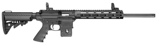 Picture of Smith & Wesson 10205 M&P15-22 Sport Performance Center 22 LR Caliber with 10+1 Capacity, 18" Threaded Barrel, Matte Black Metal Finish & Adjustable Vltor Black Synthetic Stock Right Hand