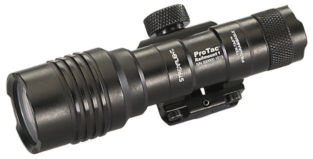 Picture of Streamlight 88058 ProTac Rail Mount 1 Long Gun Light  Black Anodized 40/350 Lumens White LED