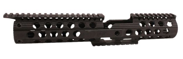 Picture of Troy Ind SRAIDLTCXBT00 Delta CX Rail  12" Aluminum Black for AR-15