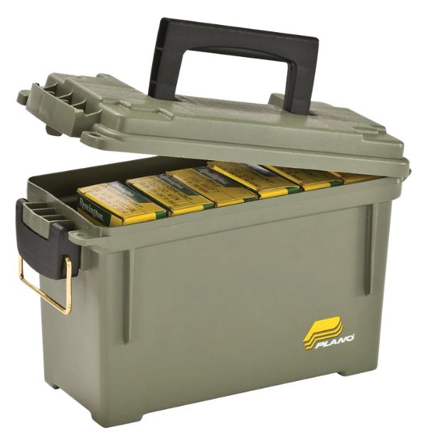 Picture of Plano 131250 Element Proof Field/Ammo Box 30Cal OD Green Polymer