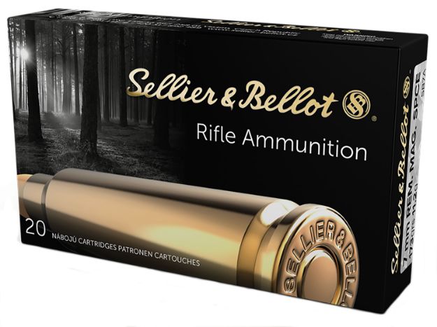 Picture of Sellier & Bellot SB7A Rifle  7mmRemMag 173gr Soft Point Cut Through Edge 20 Per Box/20 Case