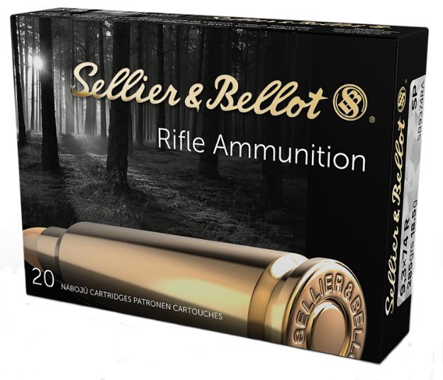 Picture of Sellier & Bellot SB9374RA Rifle  9.3mmx74R 286gr Soft Point 20 Per Box/18 Case