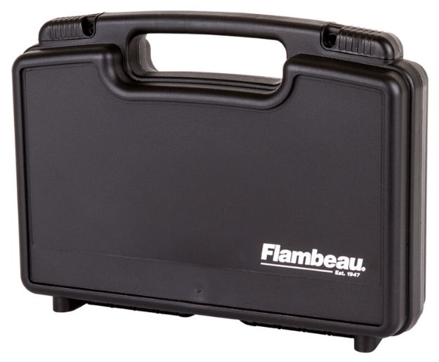 Picture of Flambeau 6450SC Safe Shot Pistol Pack Case Black Polymer Holds Handgun