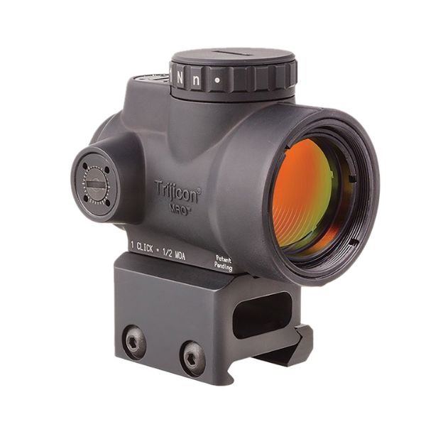 Picture of Trijicon 2200030 MRO  Matte Black 1 x 25 mm 2 MOA Green Dot Full Cowitness Mount