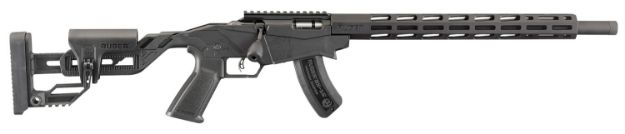 Picture of Ruger 8403 Precision Rimfire  17 HMR 9+1 18" Threaded 1137 Alloy Steel Barrel, Hard Coat Anodized Finish, Adjustable Quick-Fit Precision Stock, 0 MOA Picatinny Rail, Optics Ready