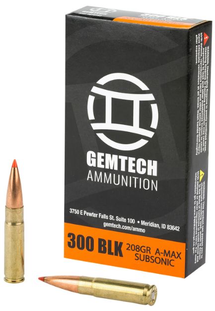 Picture of Gemtech 3010163 Subsonic  300Blackout 208gr Polymer Tip 20/Box