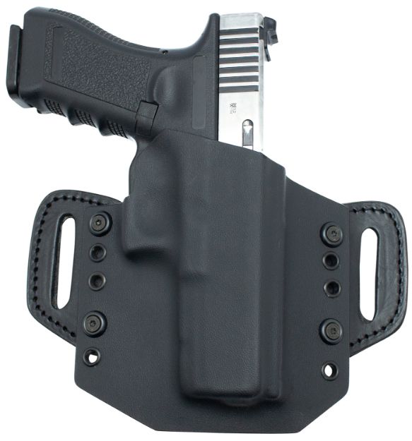 Picture of TX 1836 Kydex OATH355 OathKeeper  OWB Black Kydex Belt Slide Fits Glock 43 Right Hand