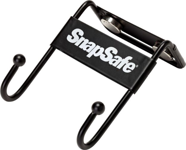 Picture of SnapSafe 75911 Magnetic Safe Hook  Black Steel Magnet