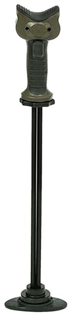 Picture of Cuddeback 164 Solid Aim Shooting Stick with Brown Finish, Rubber Foot & 8-60" Vertical Adjustment is Treestand & Crossbow Compatible