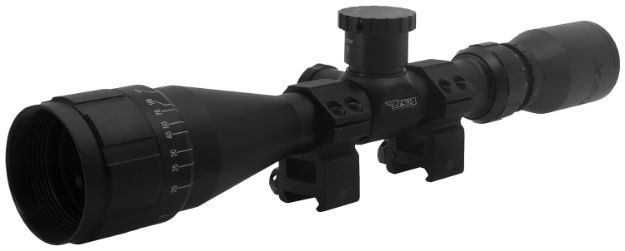 Picture of BSA 3006412X40AOWRTB Sweet 30-06 Black Matte 4-12x 40mm AO 1" Tube 30/30 Reticle Features Weaver Rings