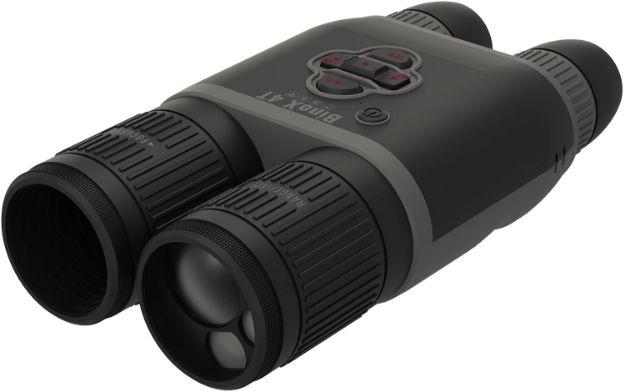 Picture of ATN TIBNBX4381L BinoX 4T Thermal Binocular Black 1.2-5x19mm 4th Generation 384x288, 60Hz Resolution Features Rangefinder