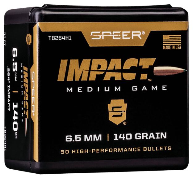 Picture of Speer TB264H1 Impact  6.5Creedmoor 140gr Speer Impact 50 Per Box/5 Case