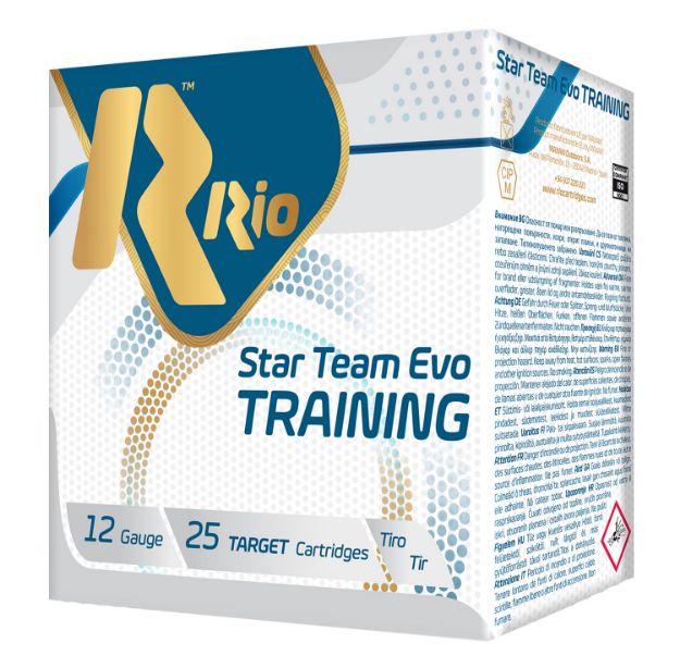 Picture of Rio Ammunition STT24LT8 Star Team Training 24 Light 12Gauge 2.75" 7/8oz 8Shot 25 Bx/10 Case