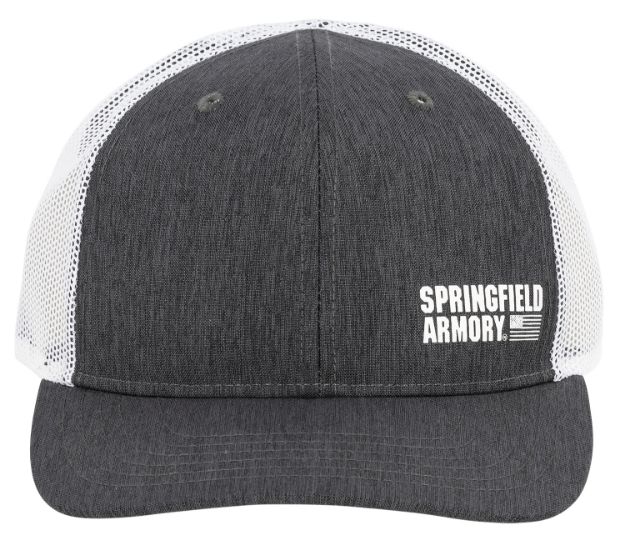 Picture of Springfield Armory GEP2382 Flag Trucker Hat Black/Gray Adjustable Snapback OSFA Structured