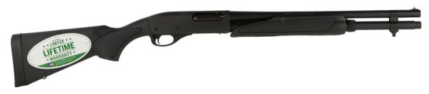 Picture of REM Arms Firearms R81100 870 Express Tactical 20 Gauge 18.50" 6+1 3" Matte Blued Rec/Barrel Matte Black Synthetic Stock Right Hand (Full Size) Includes Fixed Cylinder Choke & Bead Sight