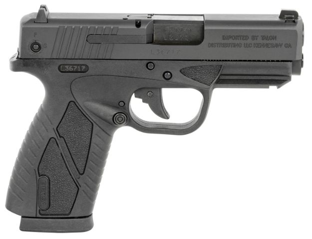 Picture of Bersa BP9MCC BPCC  Sub-Compact Frame 9mm Luger 8+1, 3.30" Black Steel Barrel, Matte Black Serrated Steel Slide & Polymer Frame w/Picatinny Rail