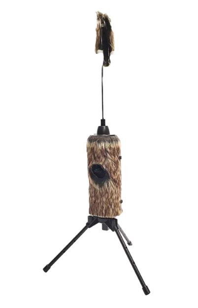 Picture of Mojo Outdoors HW2508 Fuzzy Critter  Predator Species Brown Features Built-In Tripod