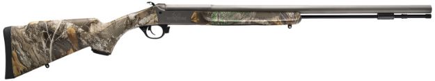 Picture of Traditions CR841104421 NitroFire VAPR 50 Cal 209 Primer 26" Gray Cerakote Fluted & Tapered Barrel, Drilled & Tapped Receiver, Realtree Edge Fixed Synthetic Stock