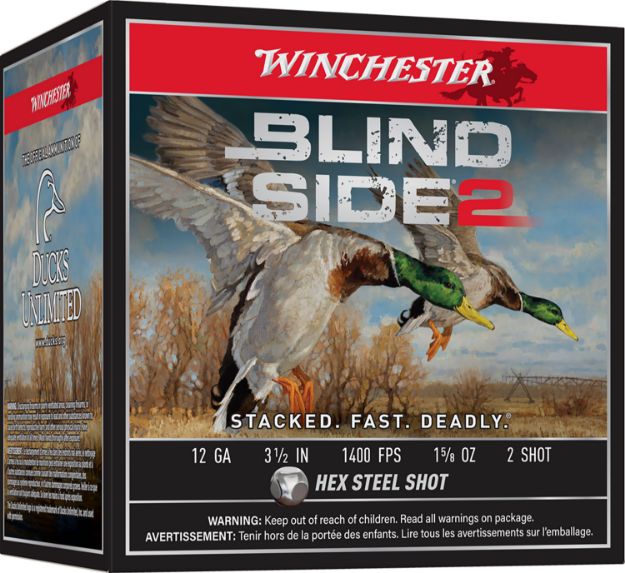 Picture of Winchester Ammo XBS12L2 Blind Side 2  12Gauge 3.50" 1 5/8oz 2Shot 25 Per Box/10 Case