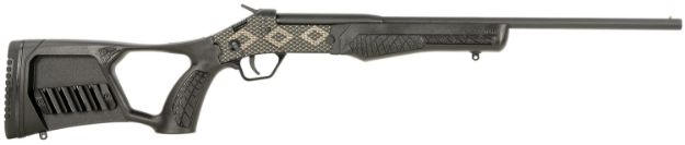 Picture of Rossi SSP1BKEN1 Tuffy Youth 410 Gauge with 18.50" Barrel, 1rd Capacity, Matte Black with Snakeskin Engraving Metal Finish & Black Fixed Thumbhole Stock Right Hand